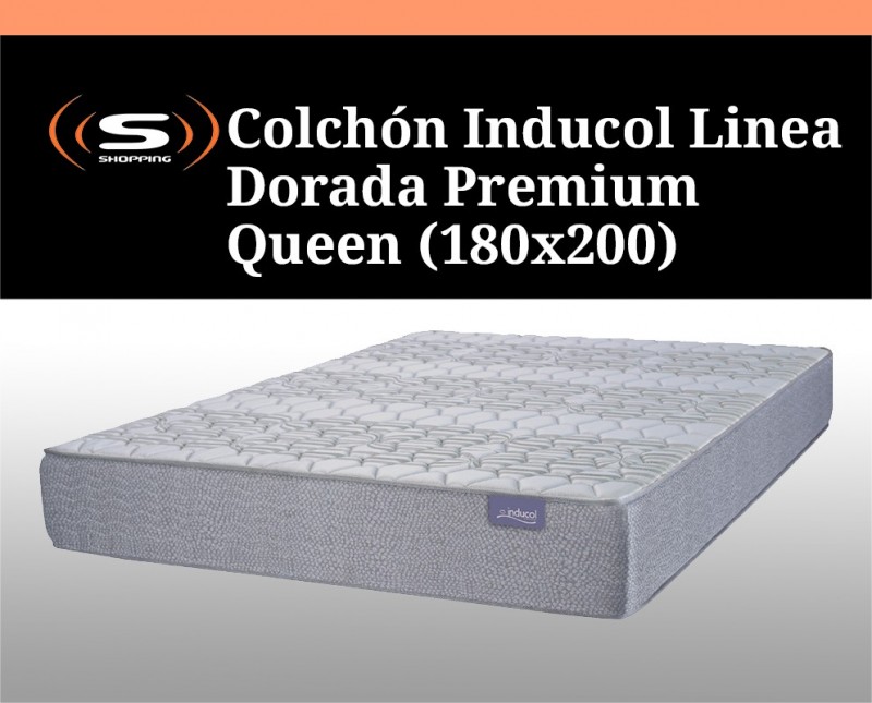Colchon Inducol Linea Dorada Premium Queen (180x200)