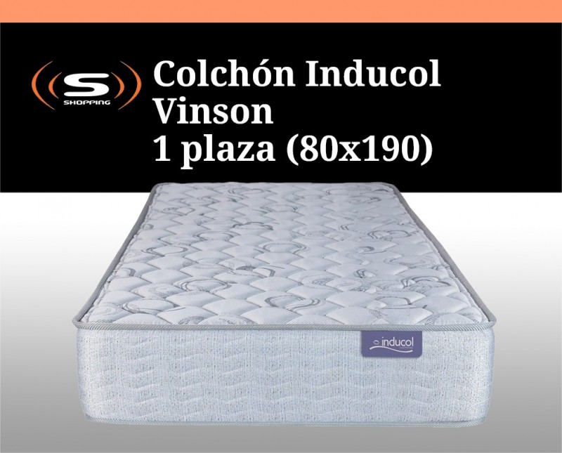 Colchón Inducol Vinson 1 plaza (80x190)