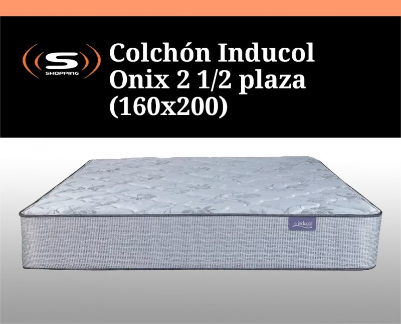 Colchon Inducol Onix 2 1/2 plaza (160x200)