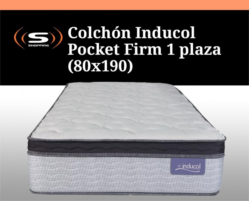 Colchón Inducol Pocket Firm 1 plaza (80x190)