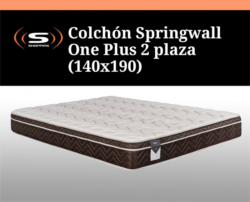 Colchón Springwall One Plus 2 plaza (140x190)