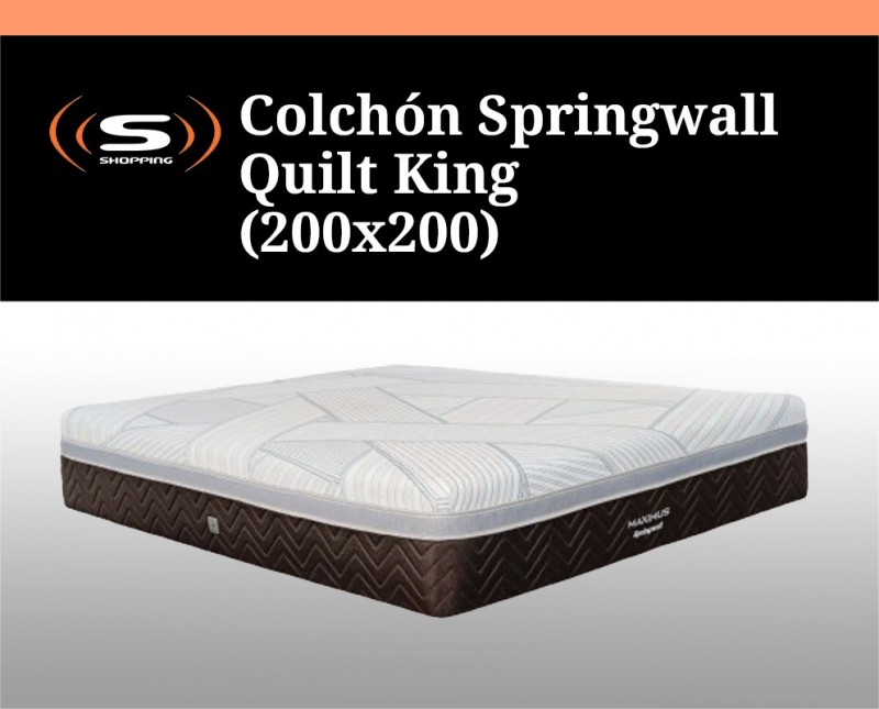 Colchón Springwall Quilt King (200x200)