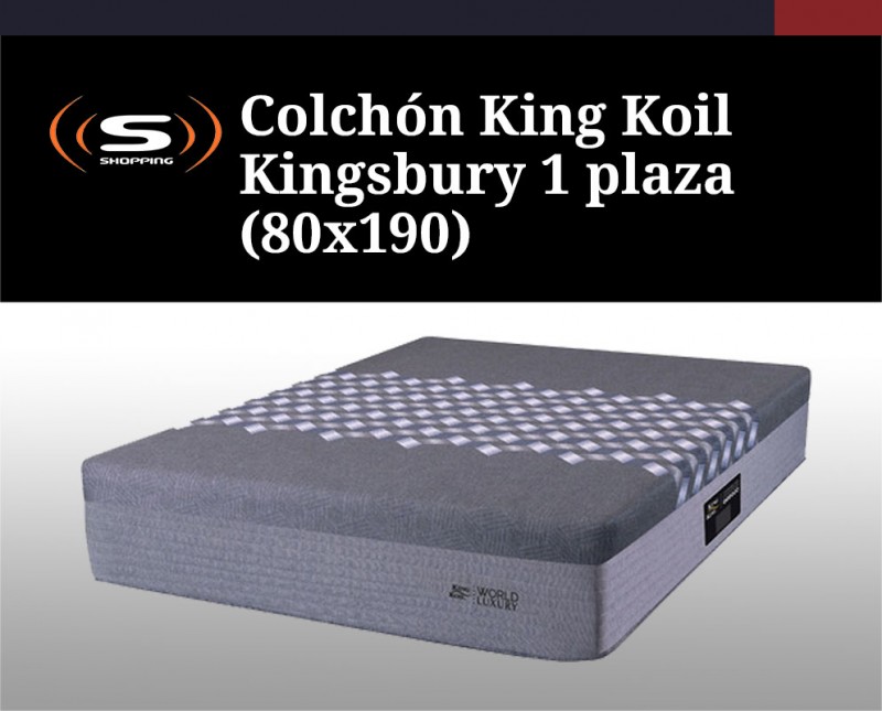 Colchon King Koil Kingsbury 1 plaza (80x190)