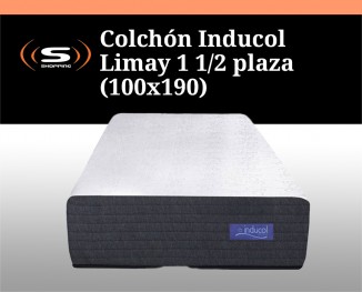 Sommier Imperial Colchón Inducol Limay 1 1/2 plaza (100x190)