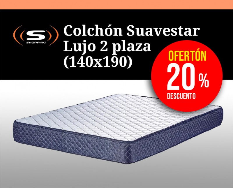 Colchón Suavestar Lujo 2 plaza (140x190)