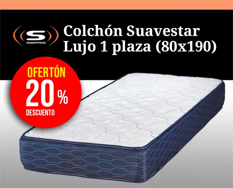 Colchón Suavestar Lujo 1 plaza (80x190)